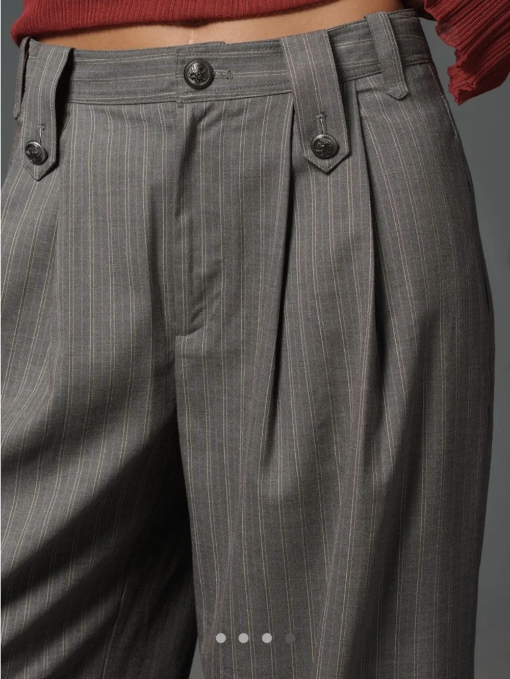 By Anthropologie Wide Leg Trousers - Picture 4 of 5